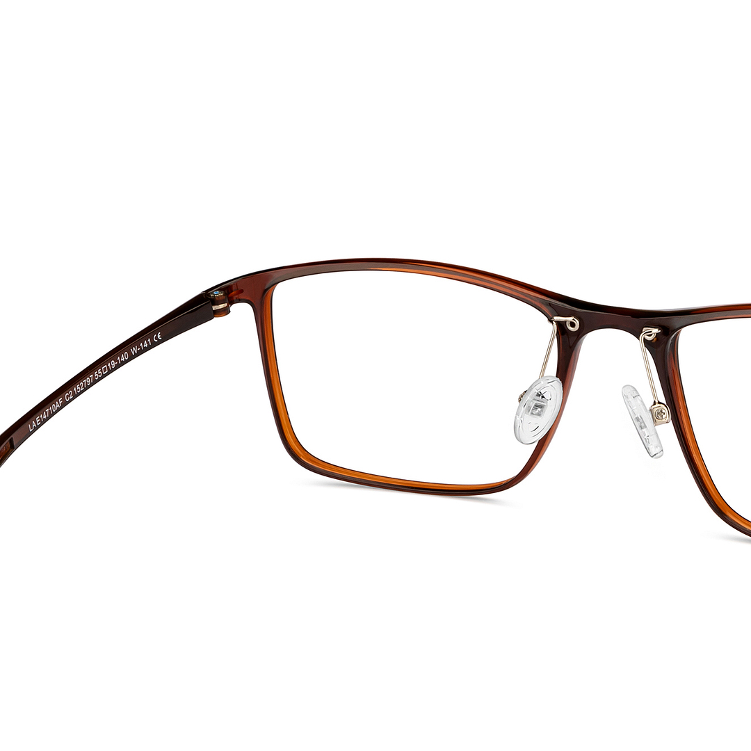 Lenskart Air Online Light Brown Full Rim Rectangle right side
