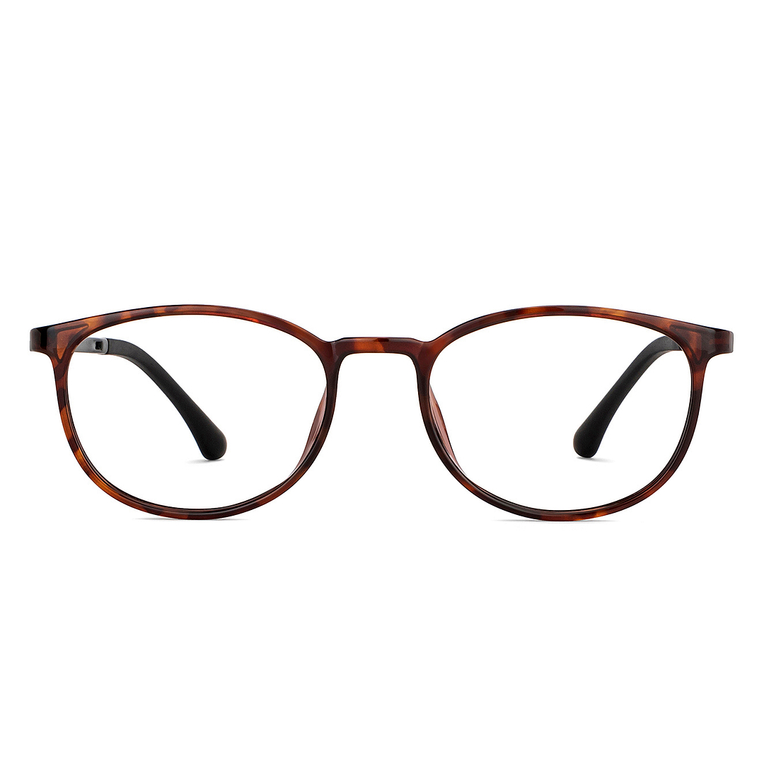 Lenskart Air Online Light Brown Full Rim Round left side