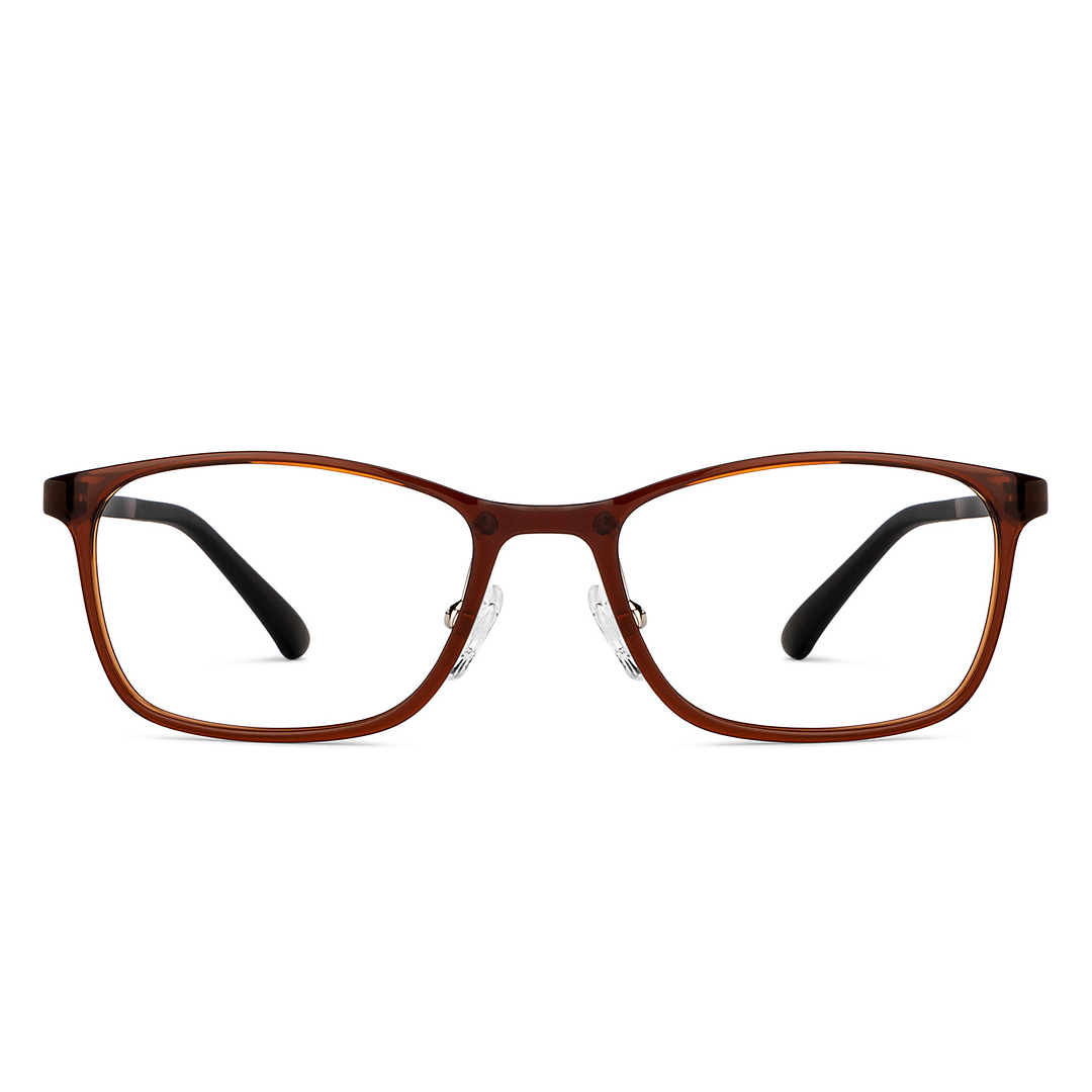 Lenskart Air Light Brown Full Rim Rectangle right side