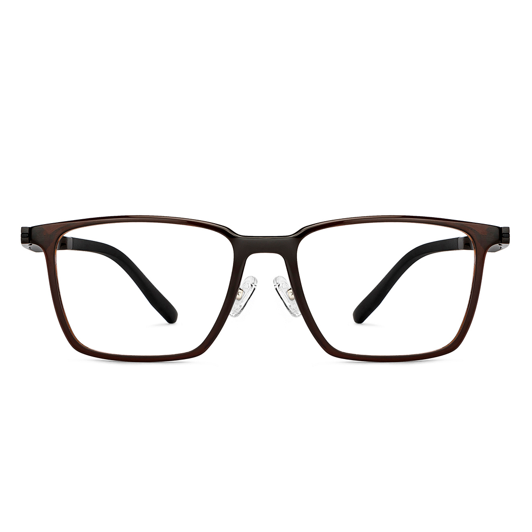 Lenskart Air Light Brown Full Rim Square right side