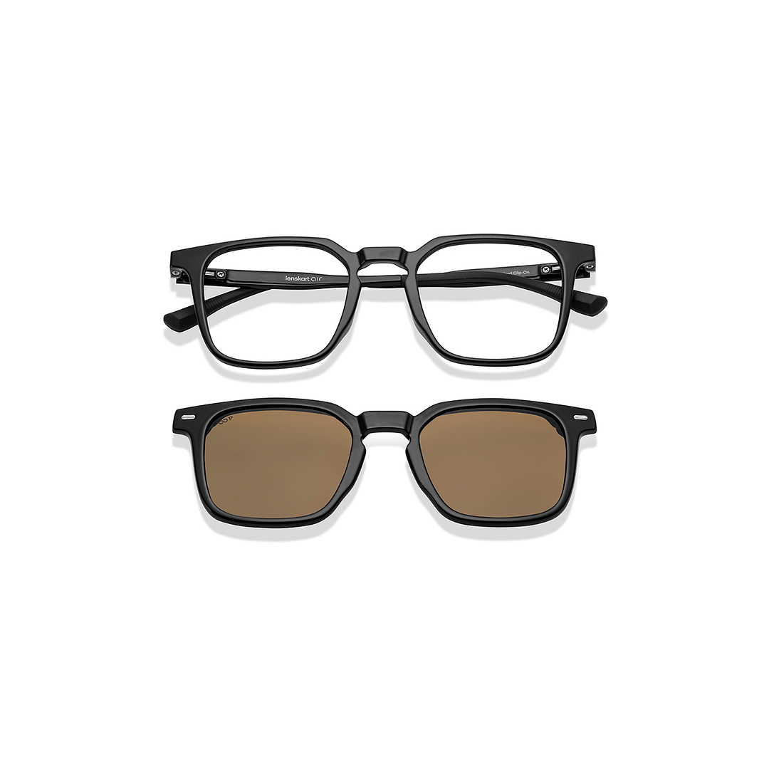 Lenskart Air Black Full Rim Square left side