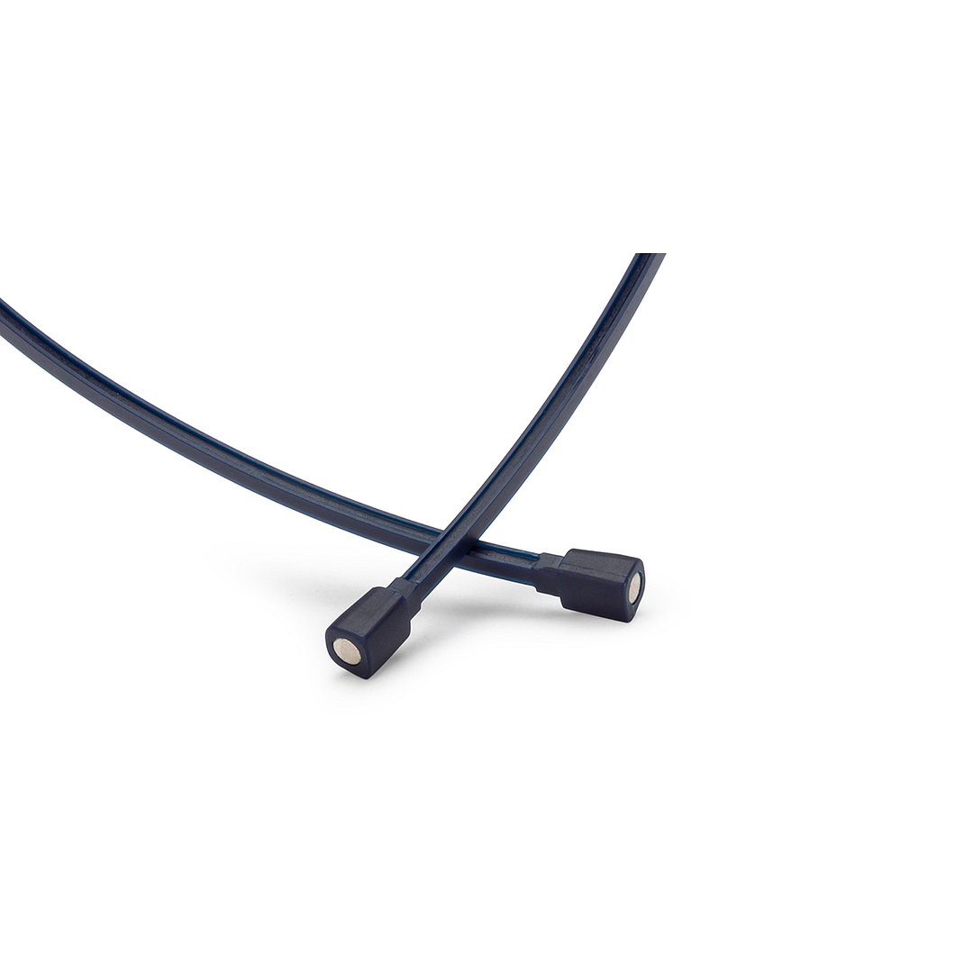 Lenskart Air Sky Blue Full Rim Round left side