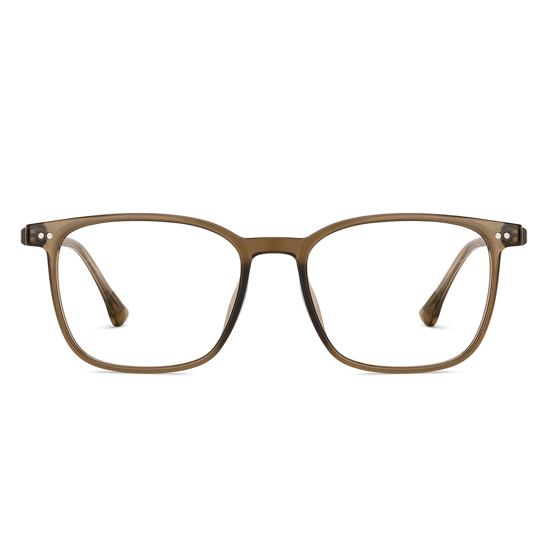 Lenskart Air Light Brown Full Rim Square right side