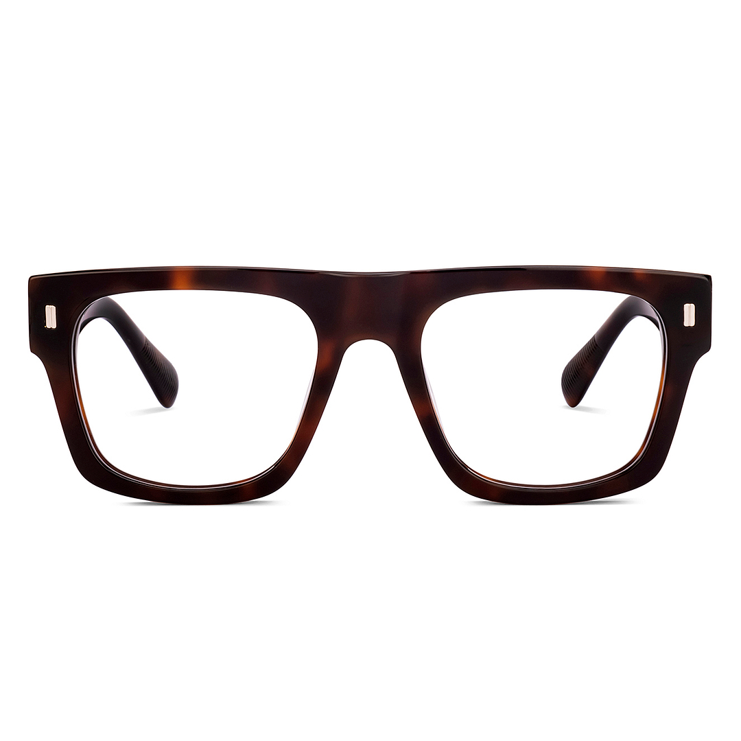 Lenskart Studio Online Light Brown Full Rim Square right side