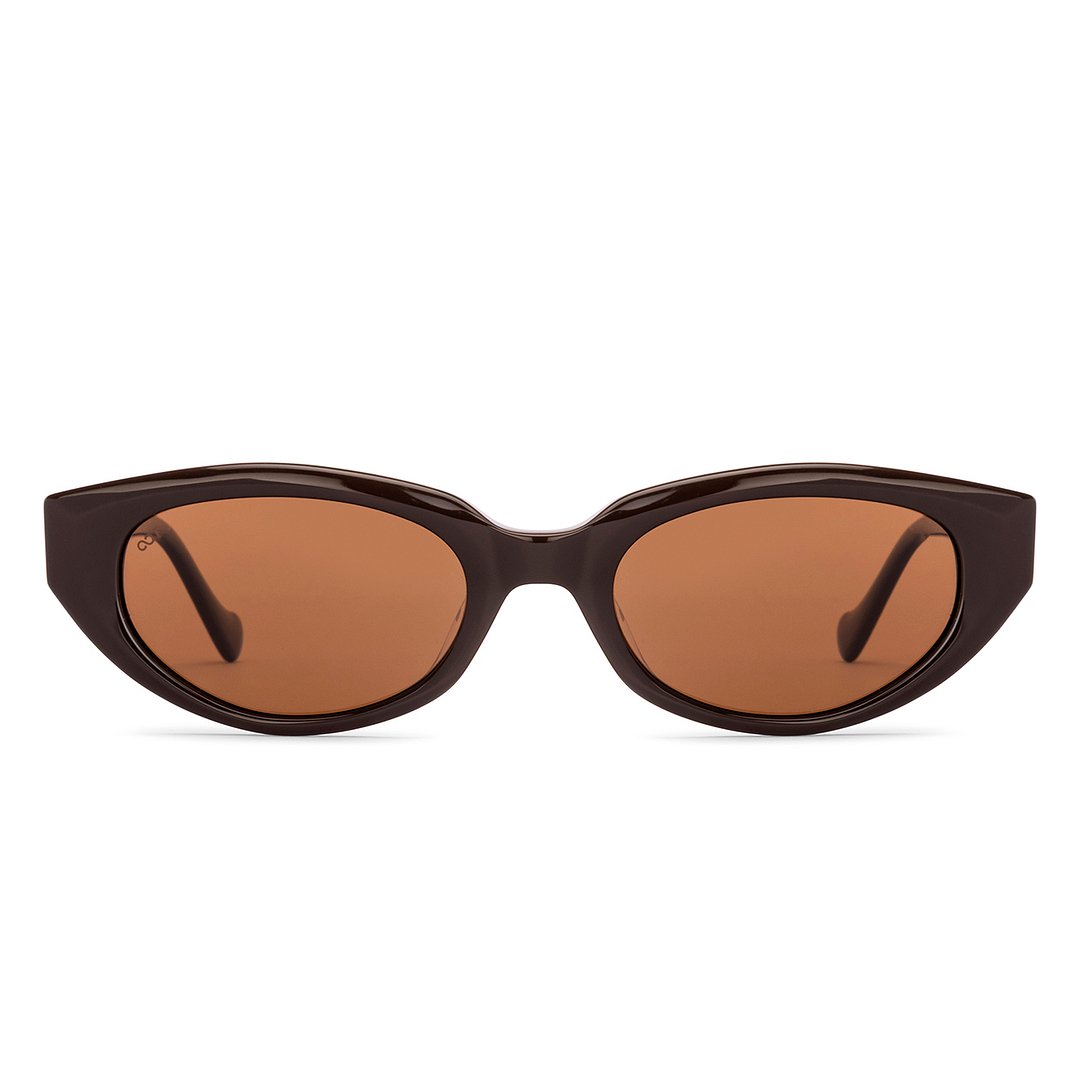 Lenskart Brown Full Rim Cat Eye left side