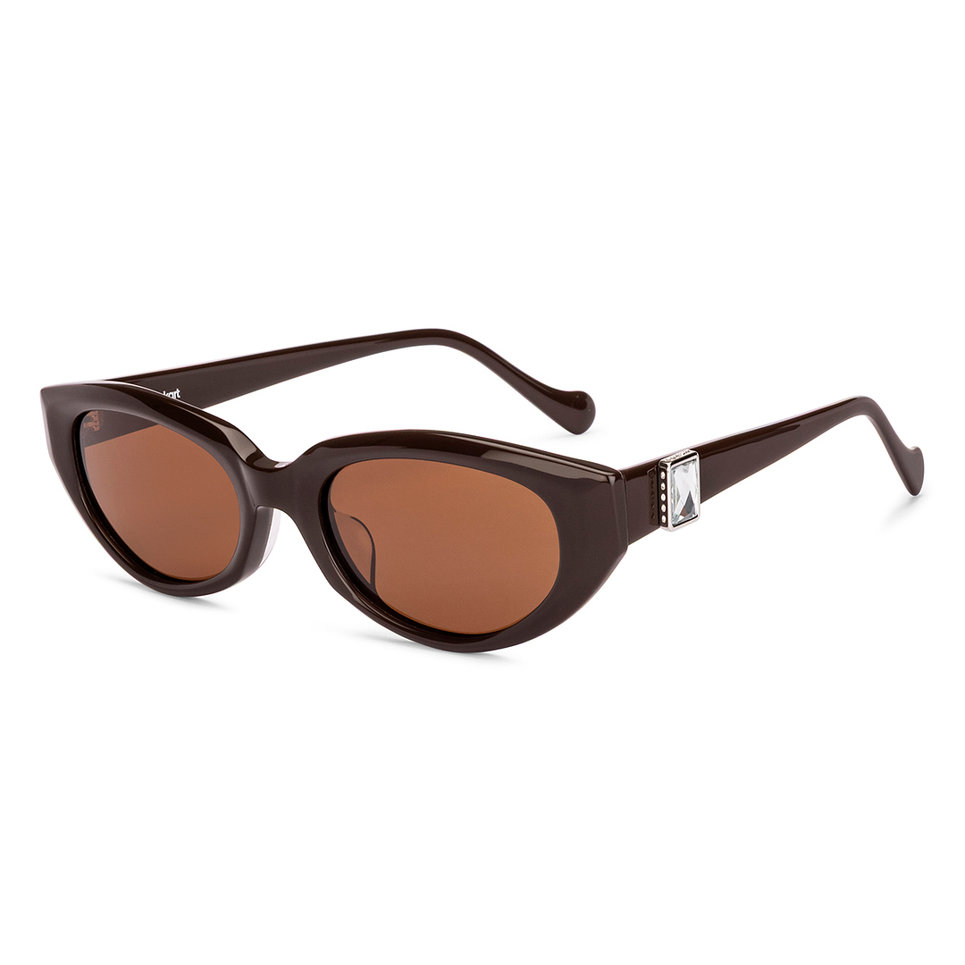 Lenskart Brown Full Rim Cat Eye right side
