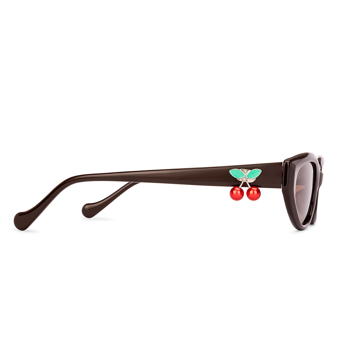 Lenskart Brown Full Rim Cat Eye right side