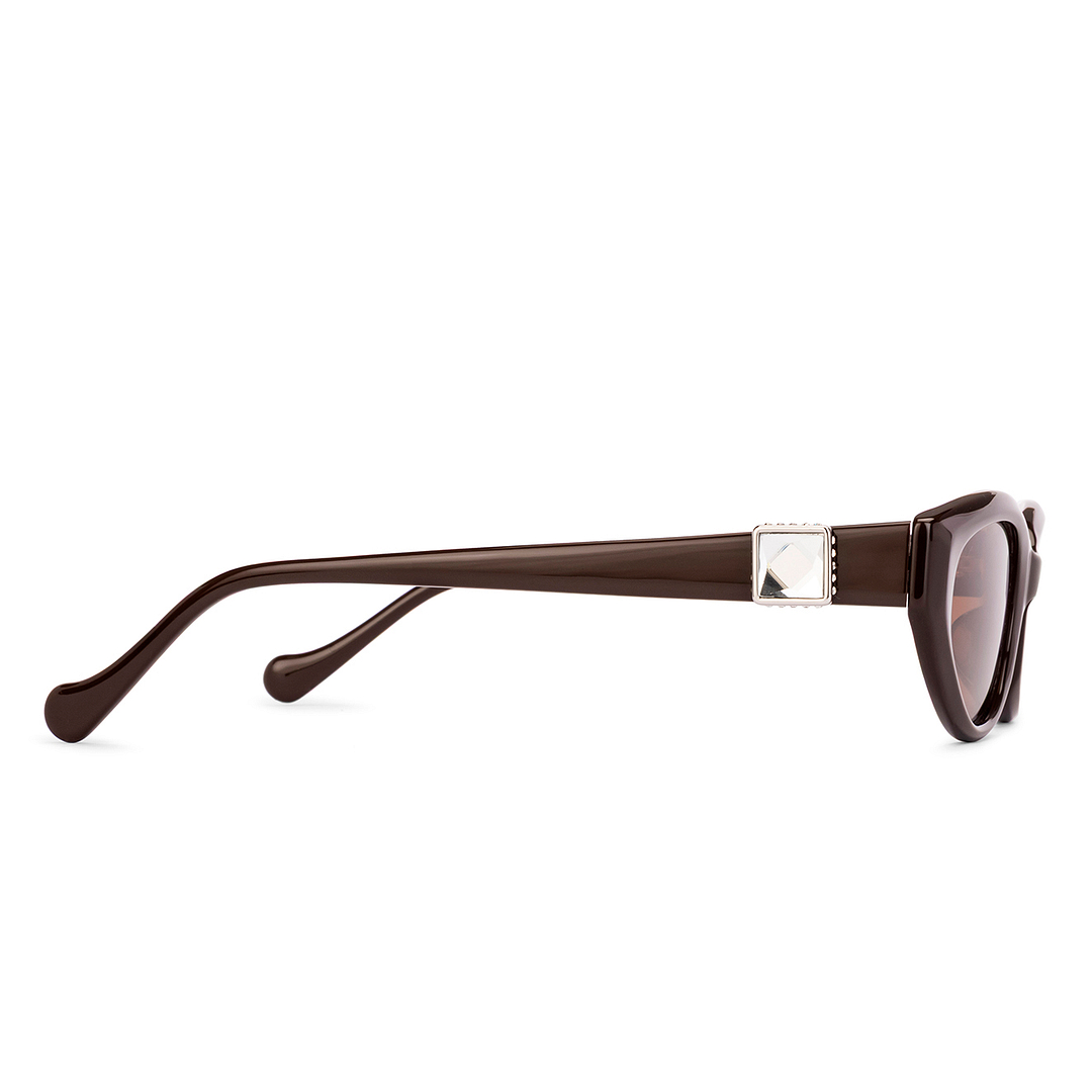 Lenskart Brown Full Rim Cat Eye right side