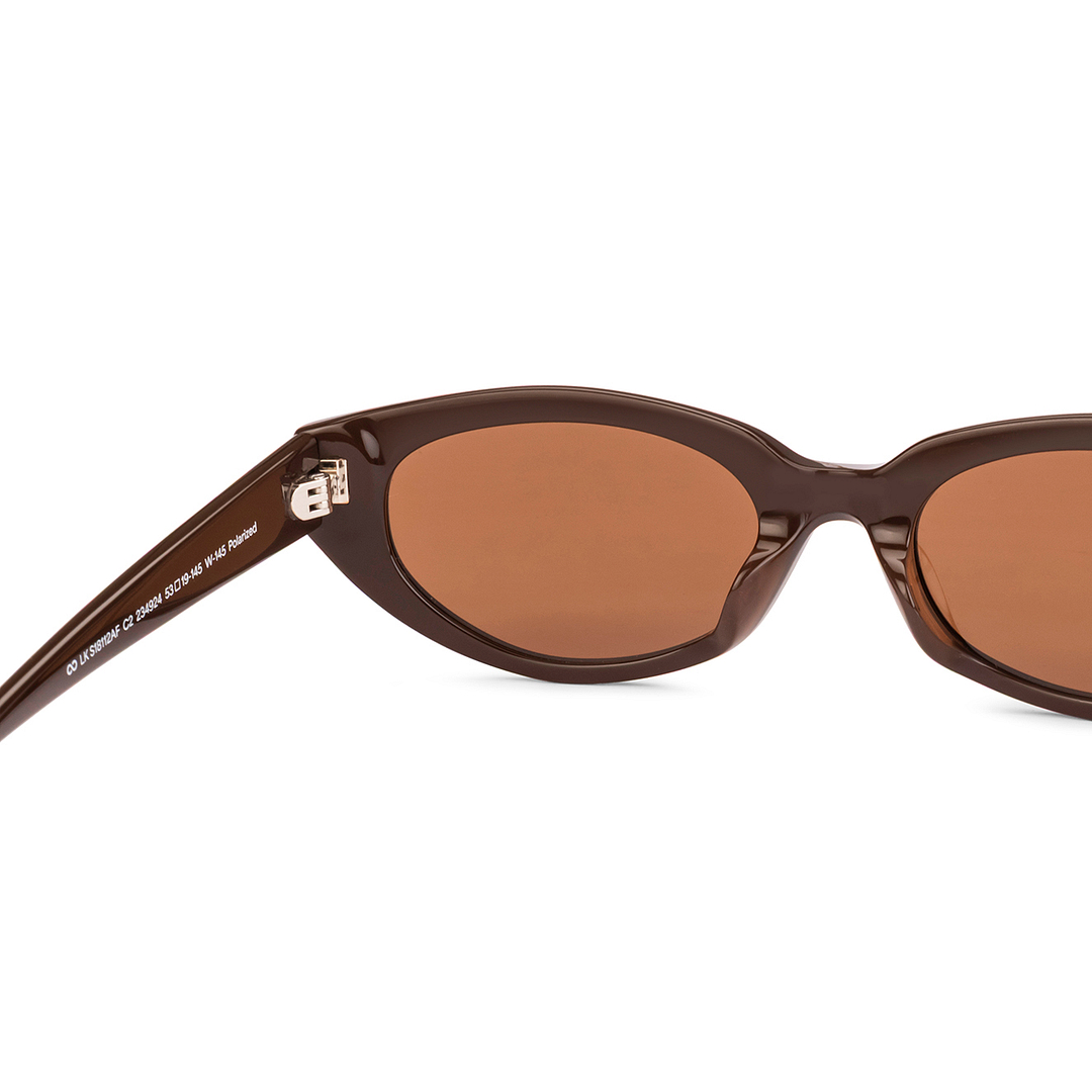 Lenskart Brown Full Rim Cat Eye left side