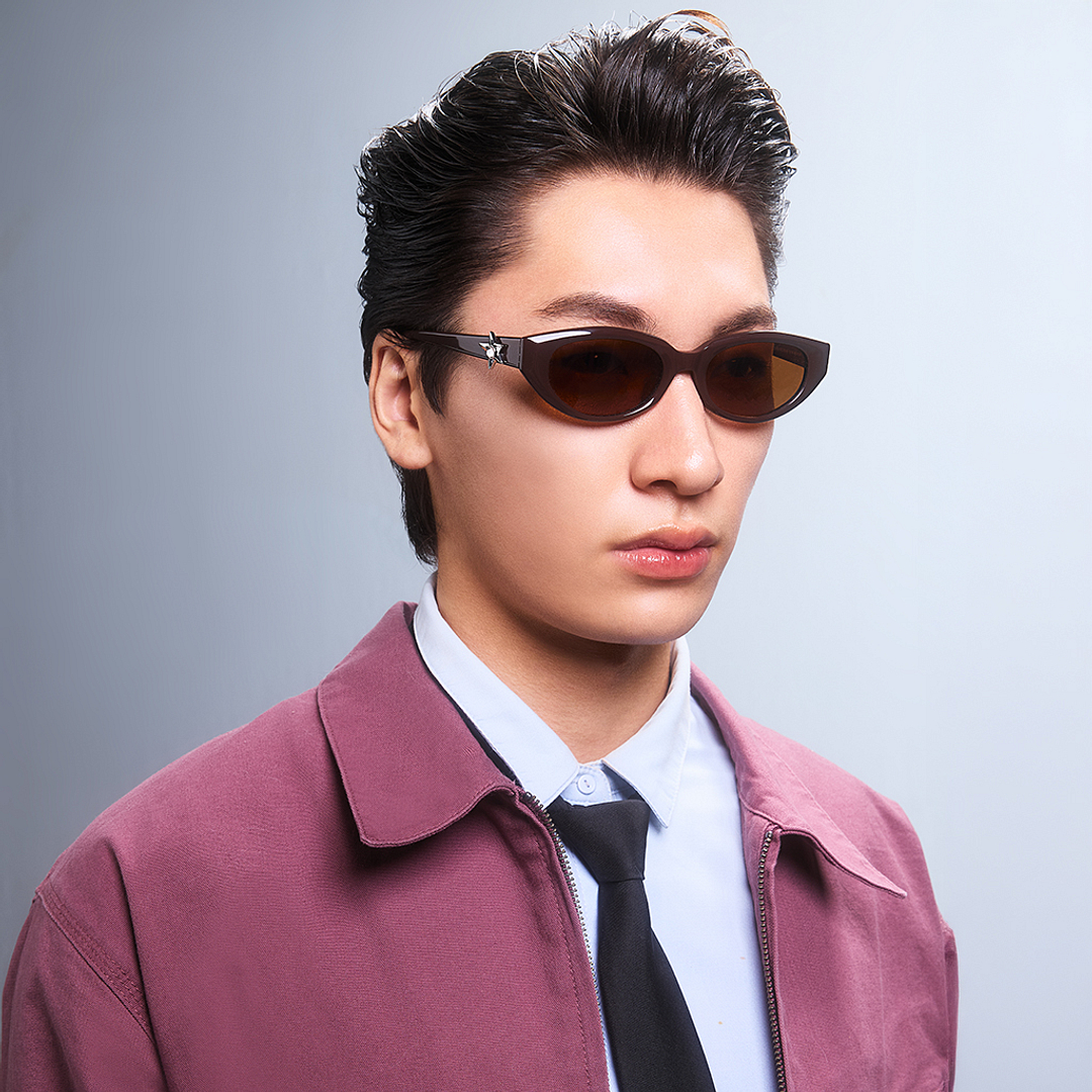 Lenskart Brown Full Rim Cat Eye right side