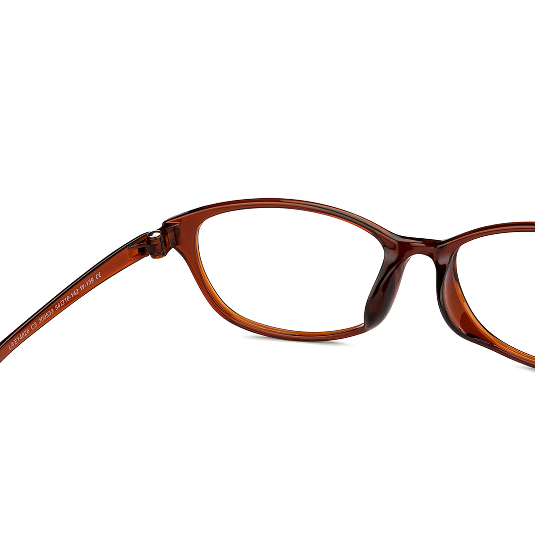 Lenskart Air Online Light Brown Full Rim Rectangle right side