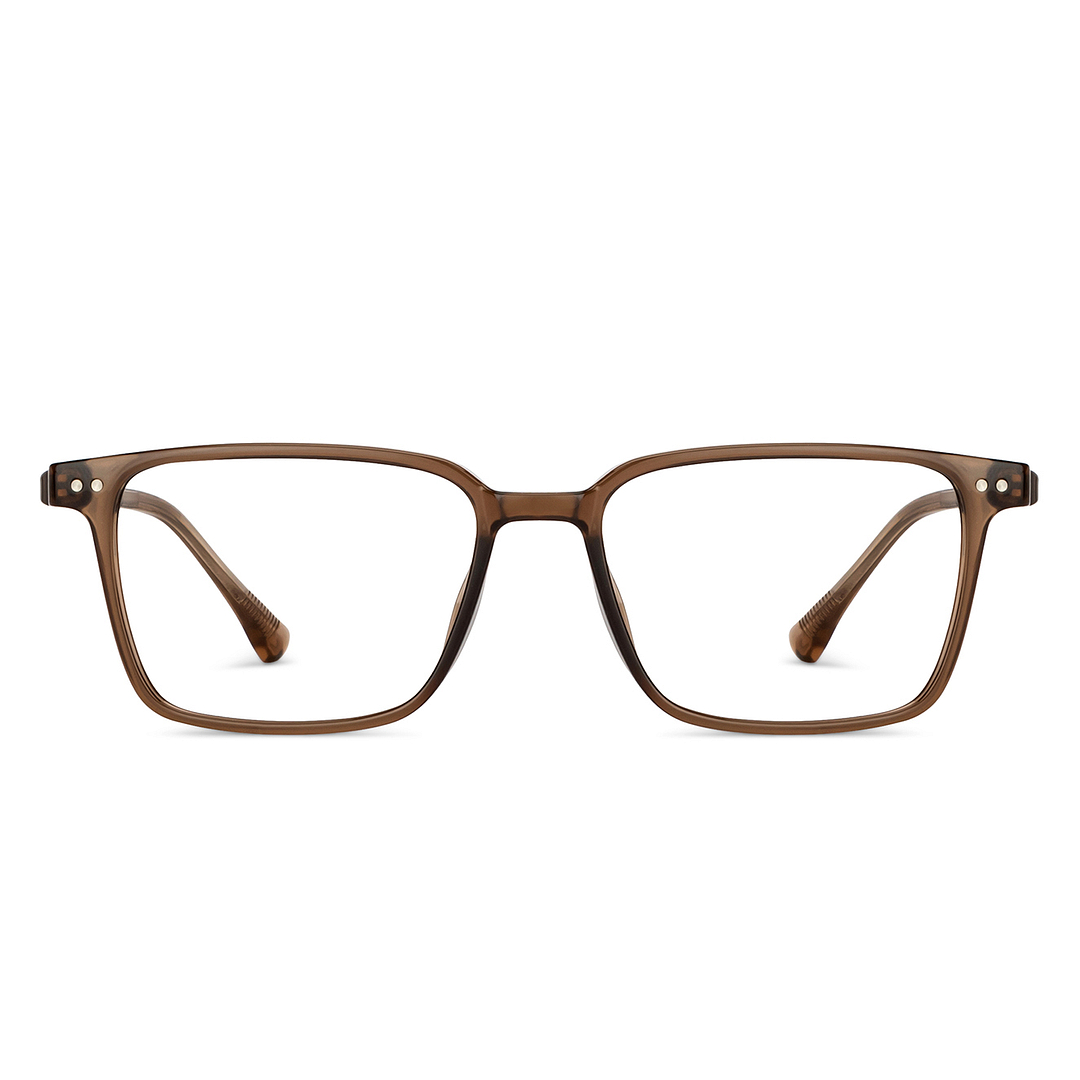 Lenskart Air Online Light Brown Full Rim Square right side
