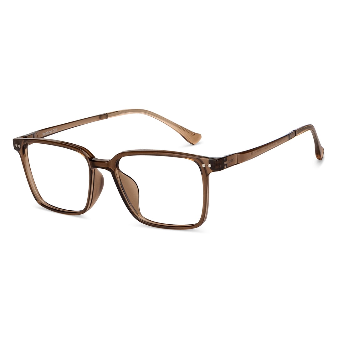 Lenskart Air Online Light Brown Full Rim Square left side