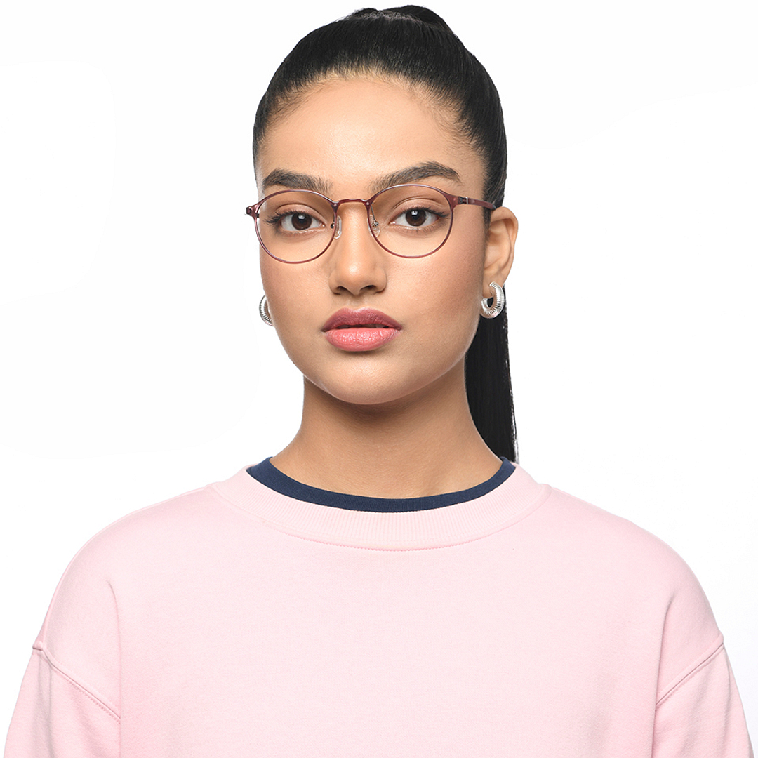 Lenskart Air Light Brown Full Rim Square right side