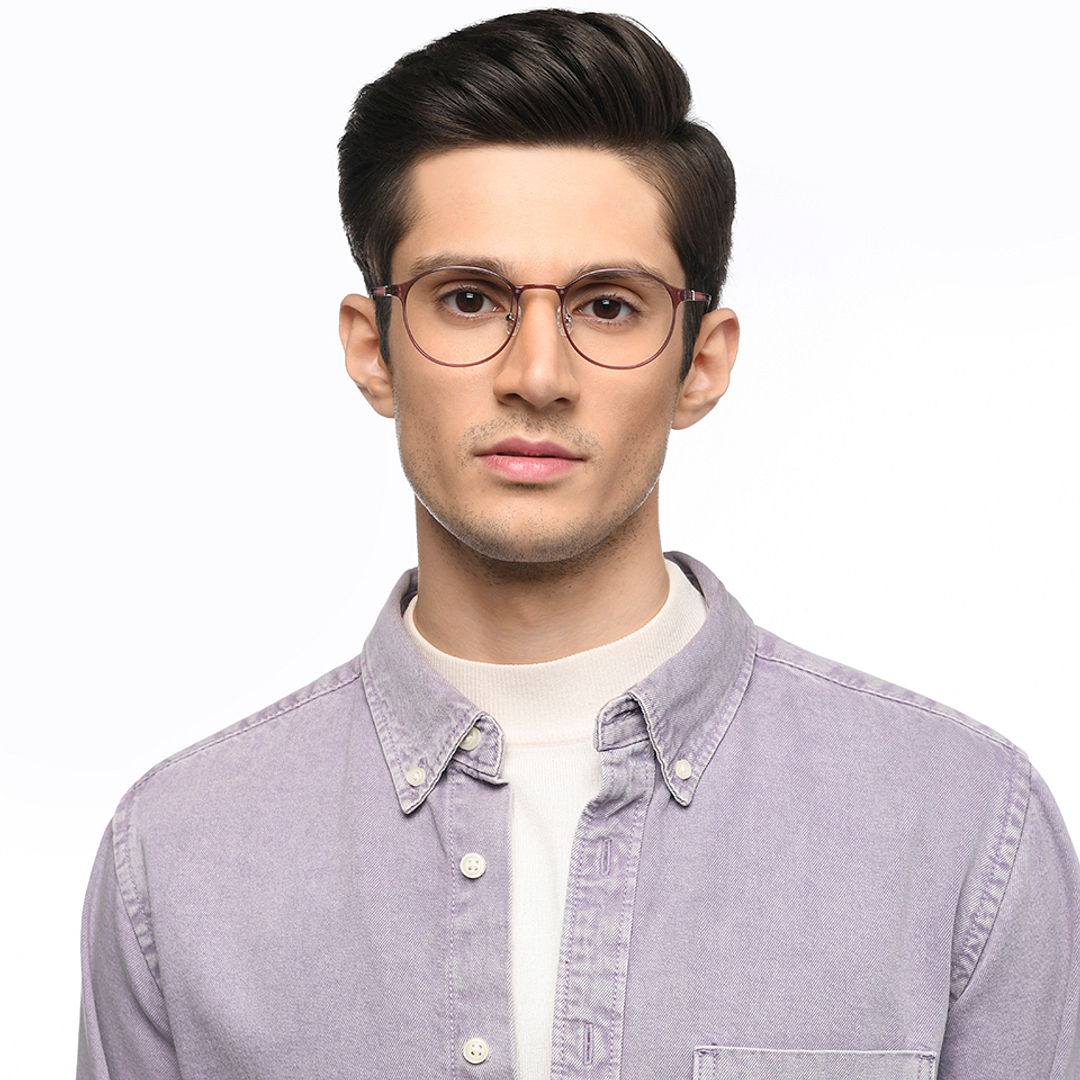 Lenskart Air Light Brown Full Rim Square right side