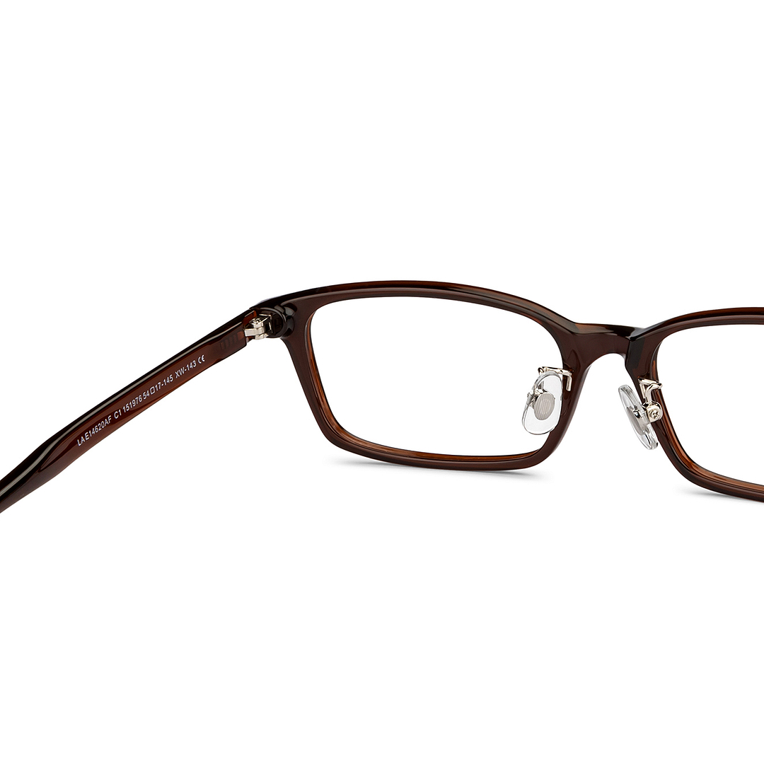 Lenskart Air Online Light Brown Full Rim Rectangle right side