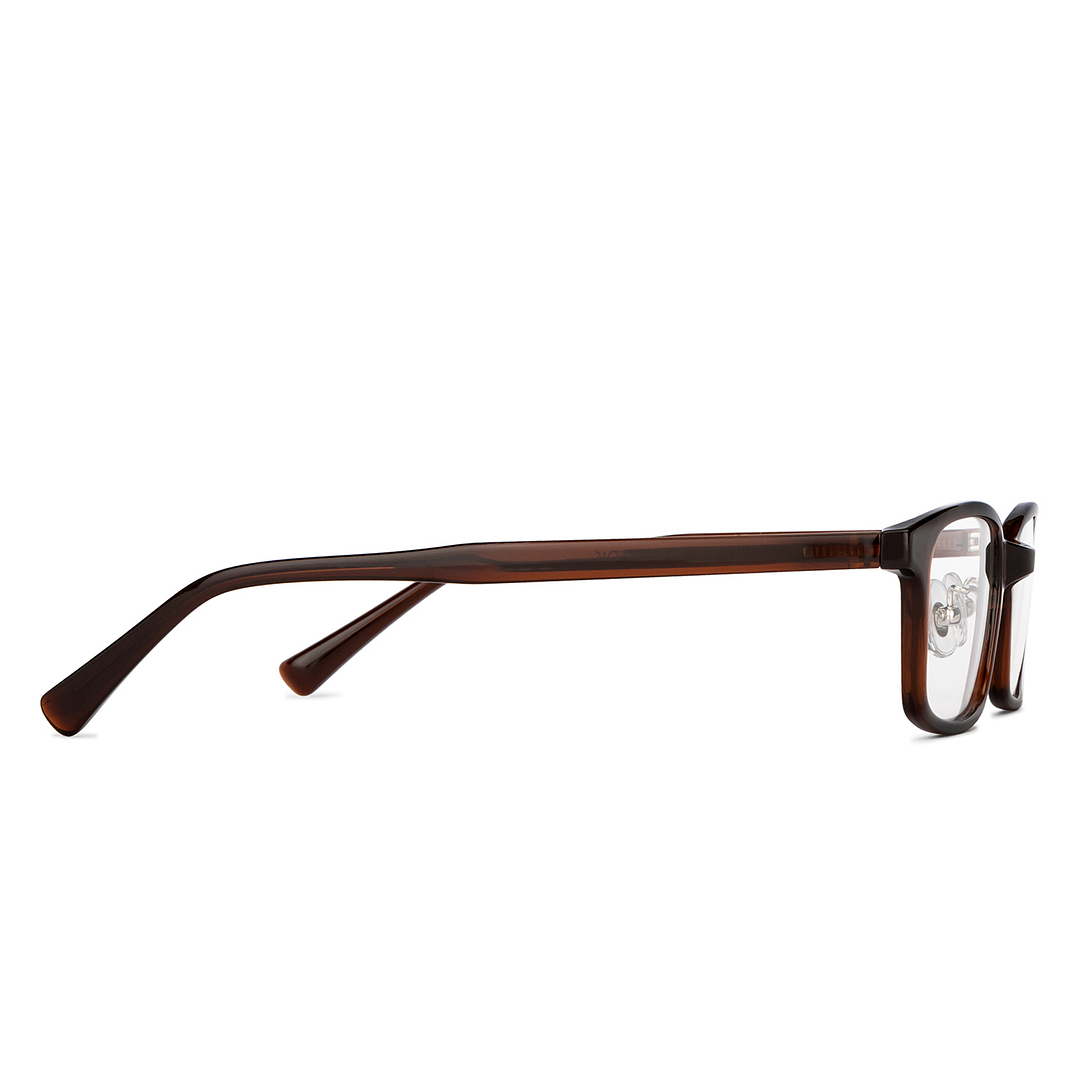 Lenskart Air Online Light Brown Full Rim Rectangle left side