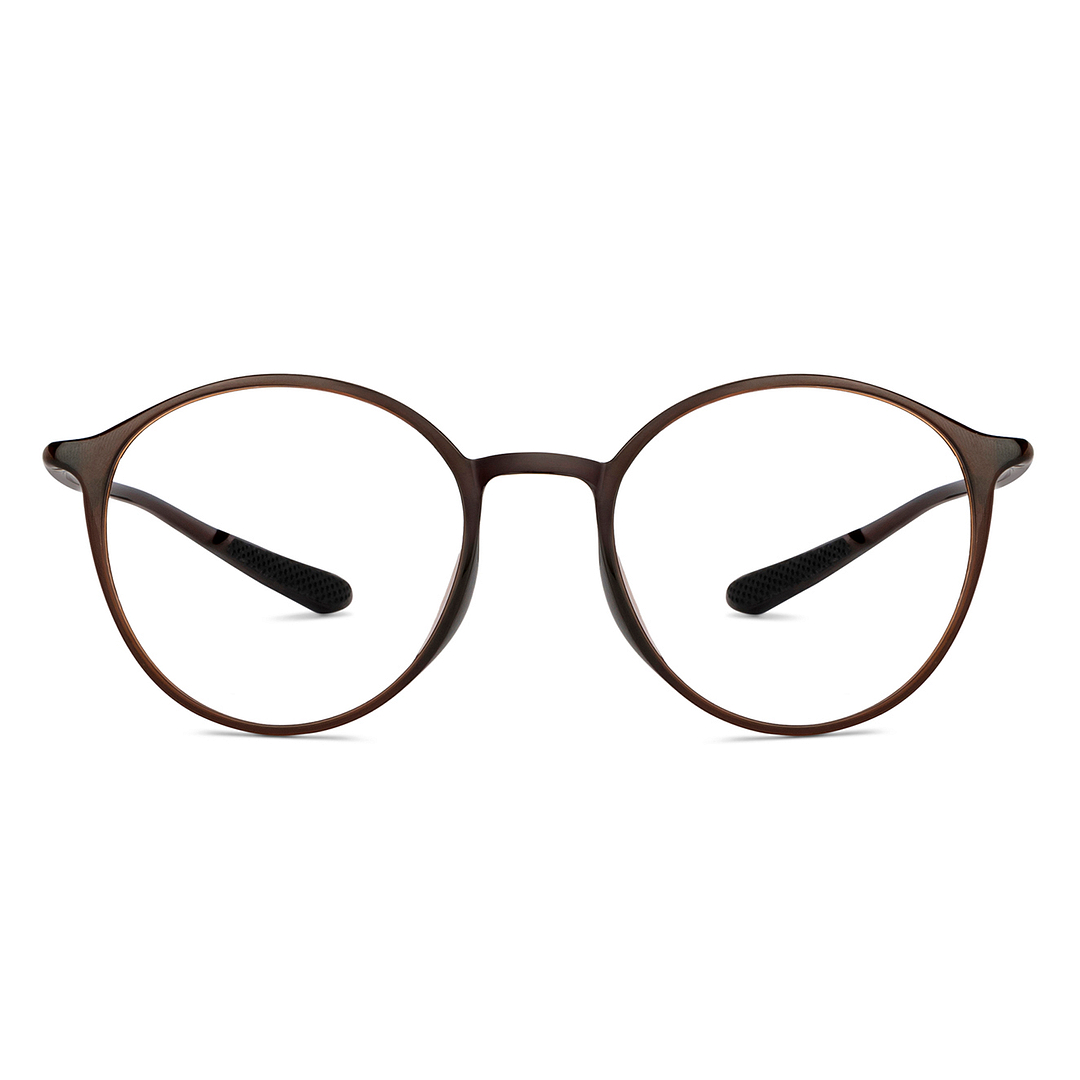 Lenskart Air Online Light Brown Full Rim Round right side