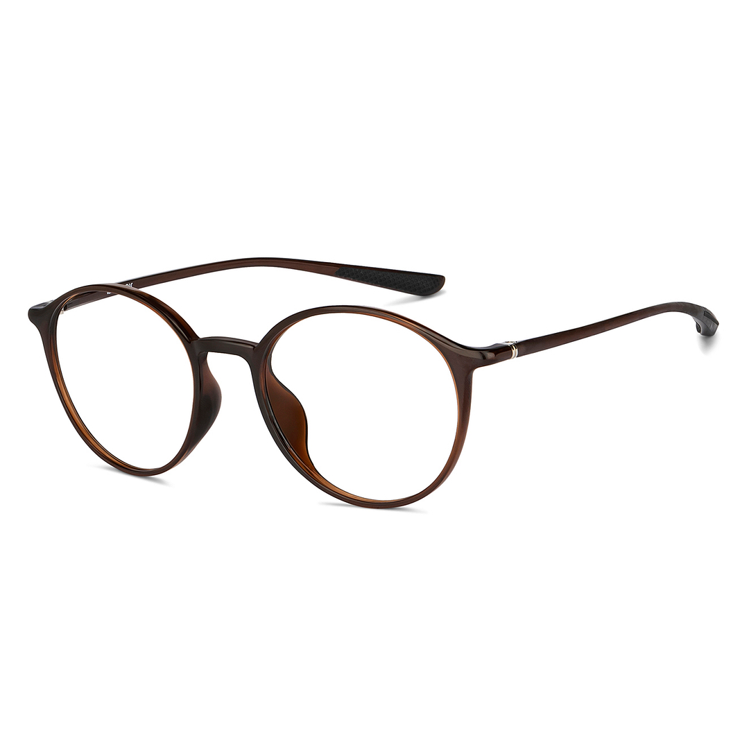 Lenskart Air Online Light Brown Full Rim Round right side