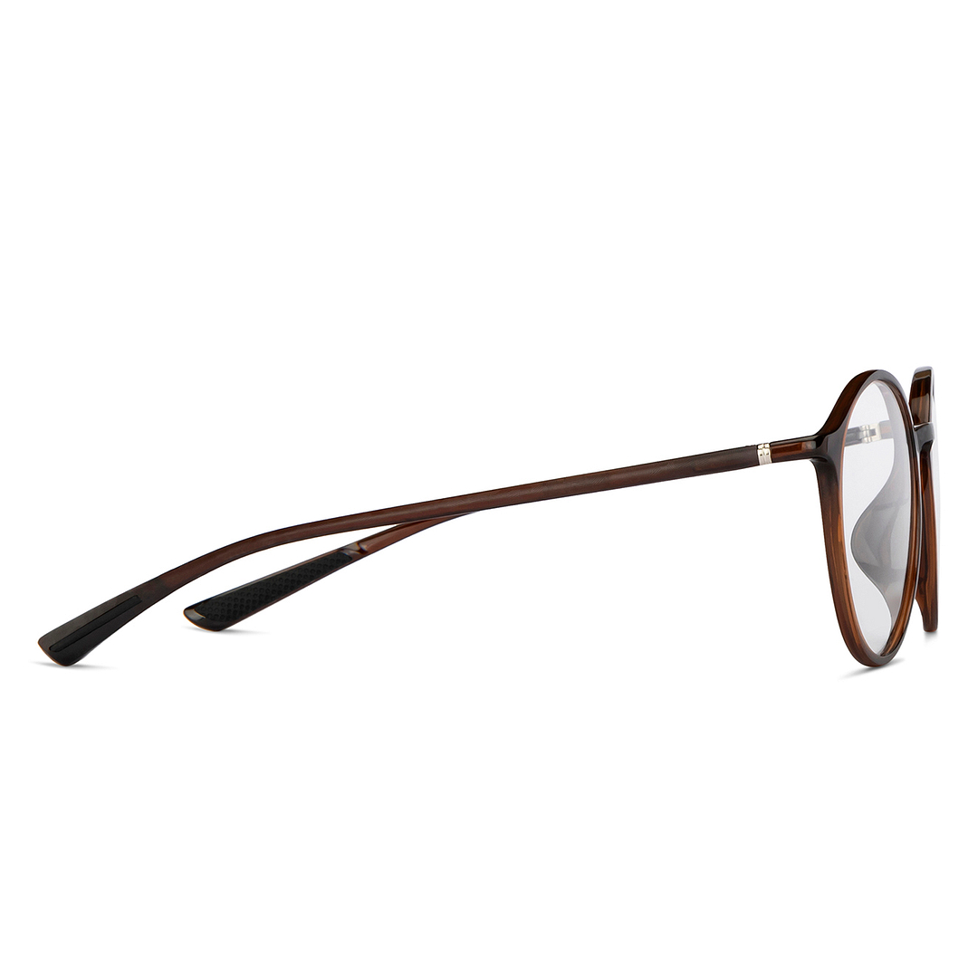 Lenskart Air Online Light Brown Full Rim Round left side