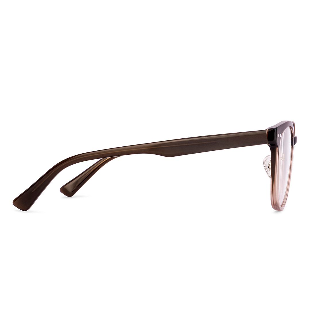 Lenskart Brown Full Rim Round left side