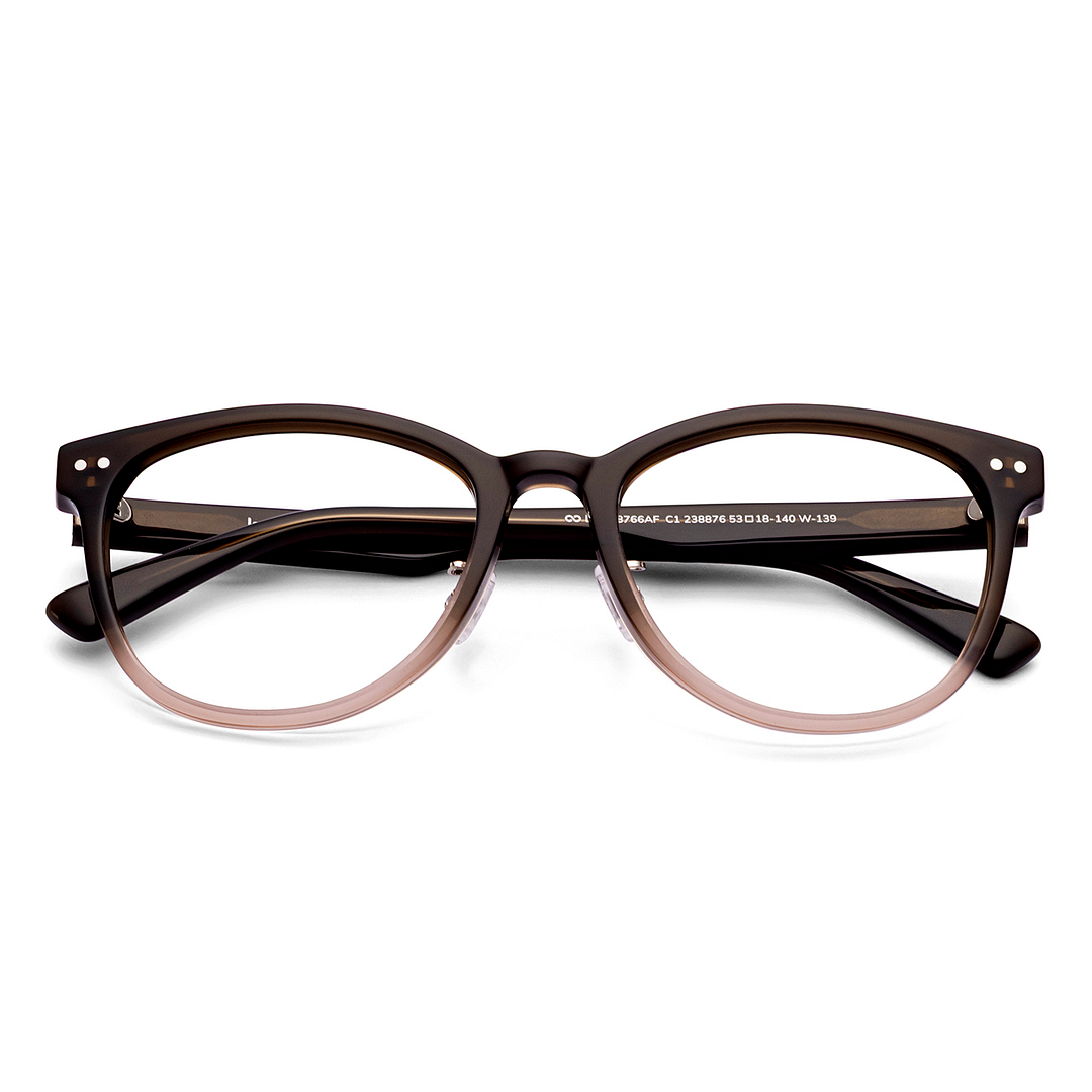 Lenskart Brown Full Rim Round left side