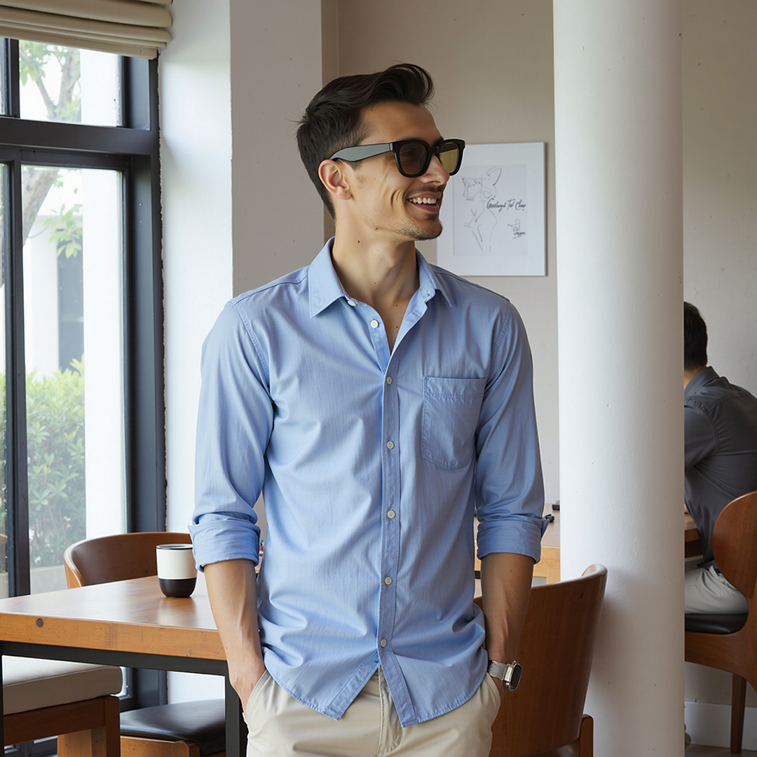 Lenskart Light Brown Full Rim Square right side