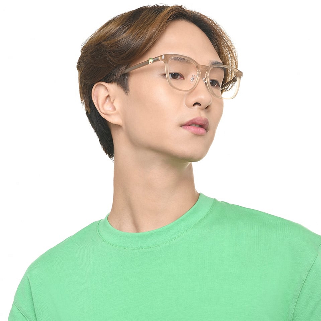 Lenskart Light Brown Full Rim Square right side