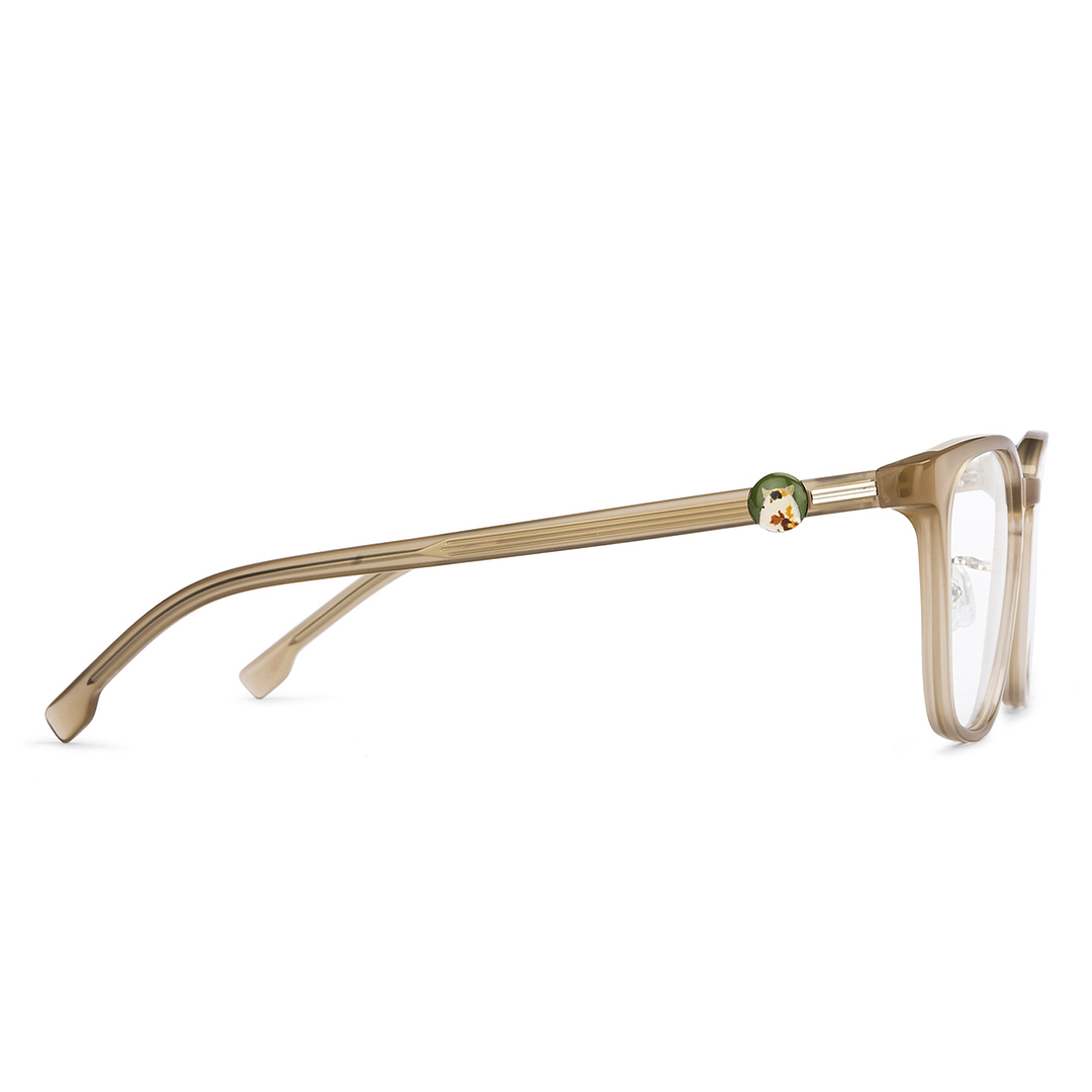 Lenskart Light Brown Full Rim Square left side