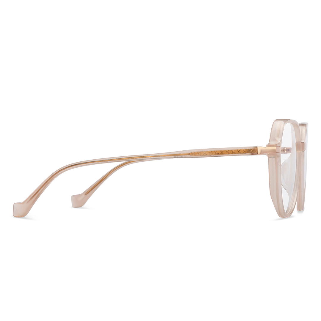 Lenskart Light Brown Full Rim Round left side