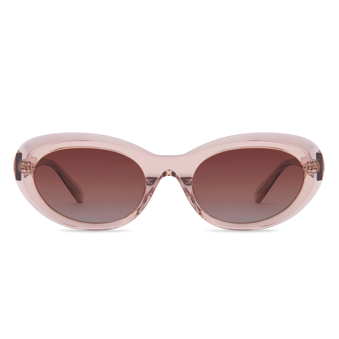 Lenskart Brown Transparent Full Rim Round right side