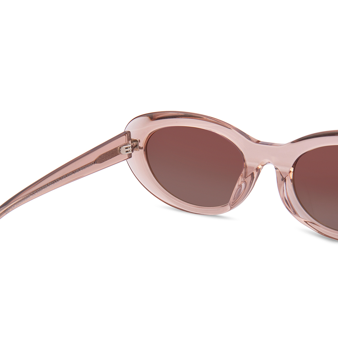 Lenskart Brown Transparent Full Rim Round right side