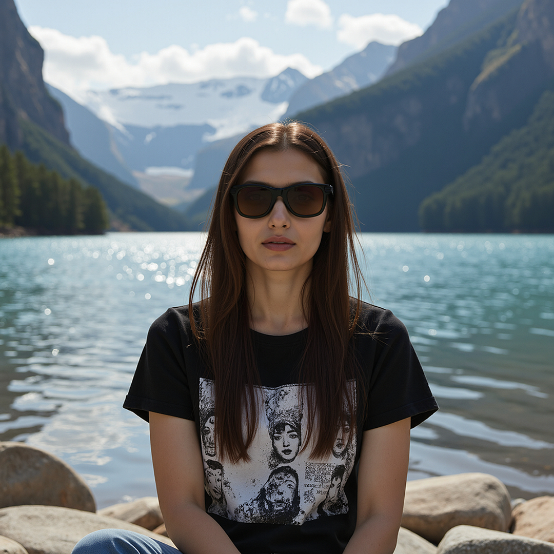 Brown Gradient Grey Black Full Rim Square Lenskart Studio VC Sun
