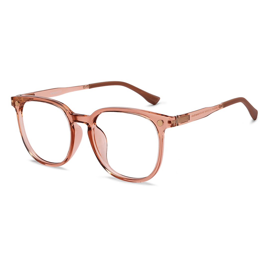 Lenskart Air Light Brown Full Rim Square right side