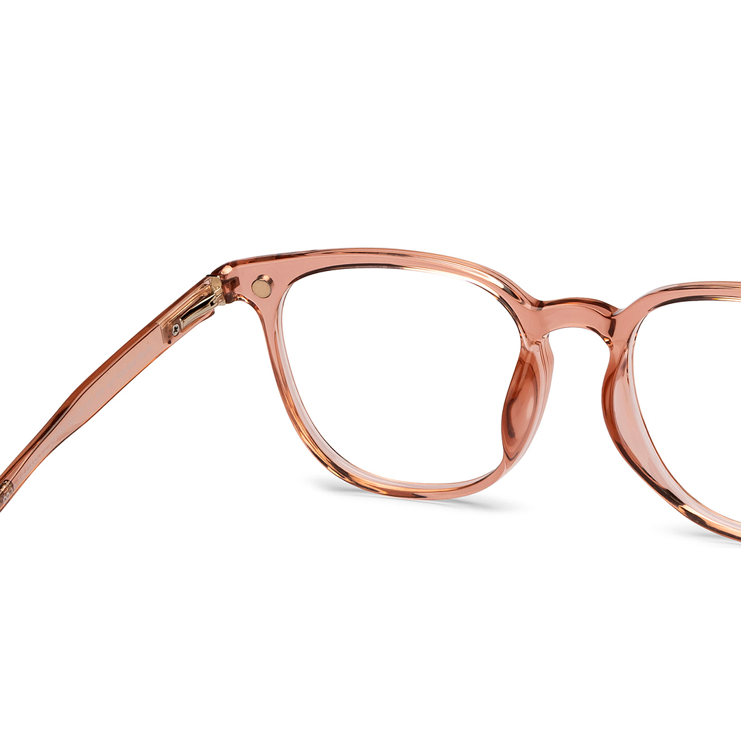 Lenskart Air Light Brown Full Rim Square right side