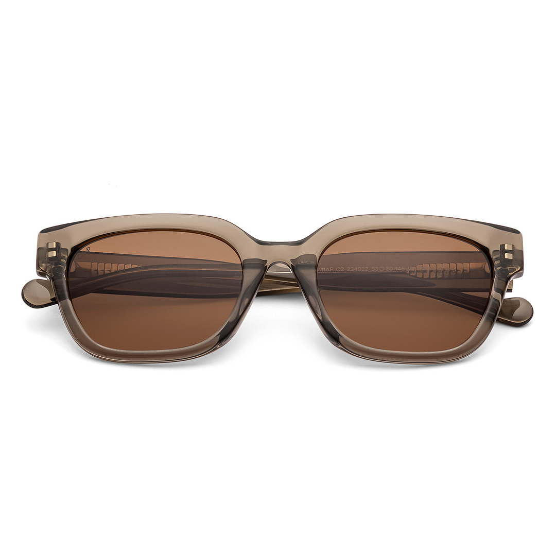 Lenskart Brown Full Rim Rectangle left side