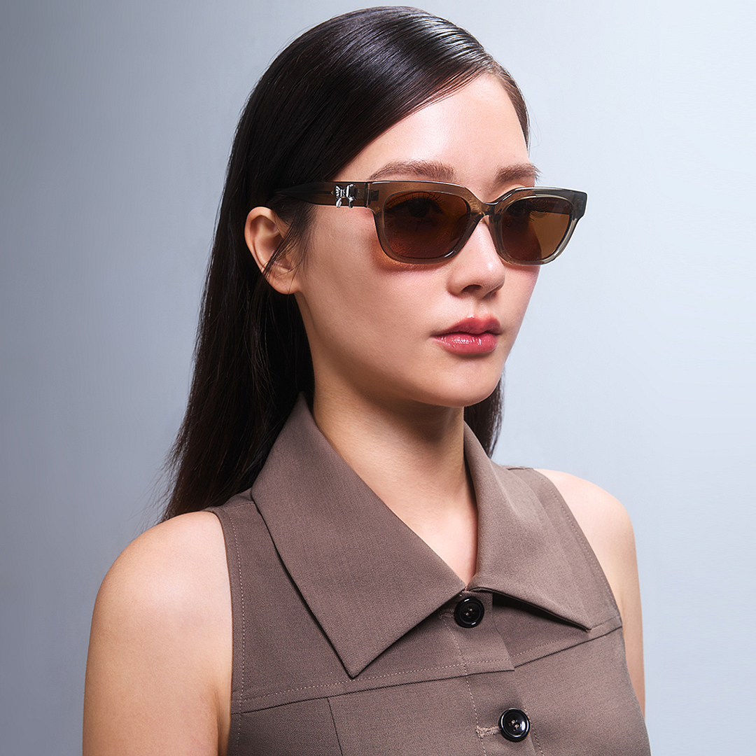 Lenskart Brown Full Rim Rectangle left side