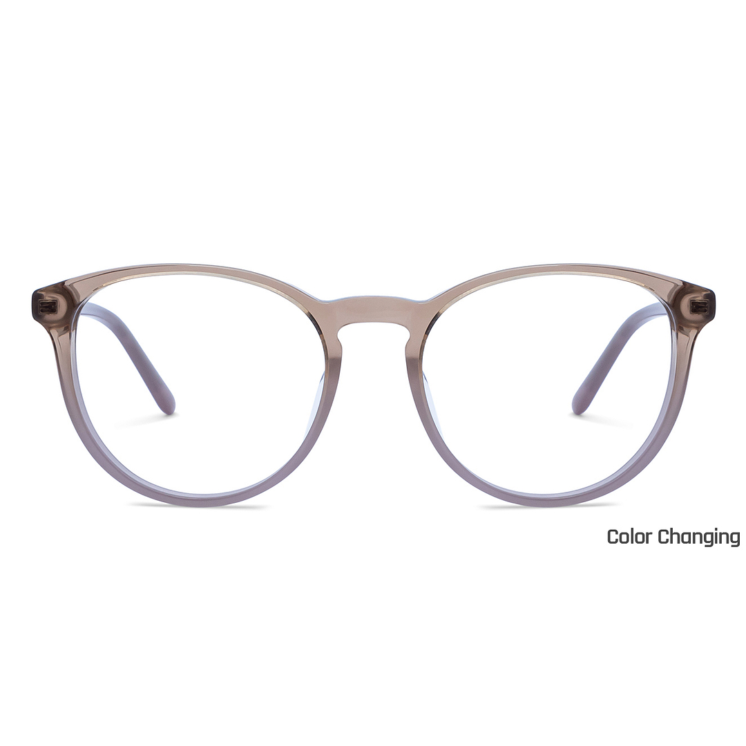 Lenskart Light Brown Full Rim Round right side