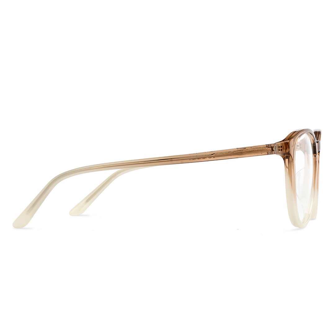 Lenskart Light Brown Full Rim Round left side