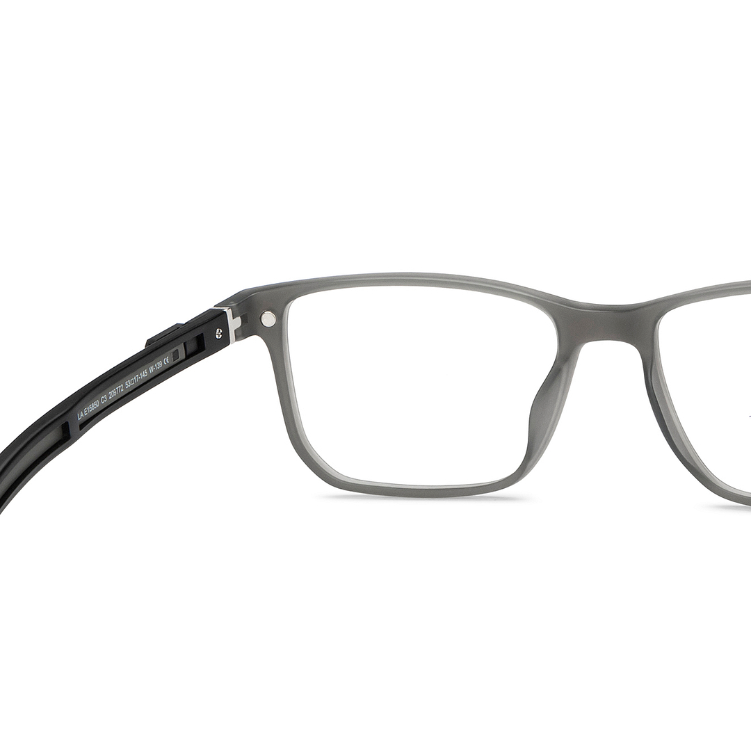 Lenskart Air Online Gray Transparent Full Rim Rectangle right side