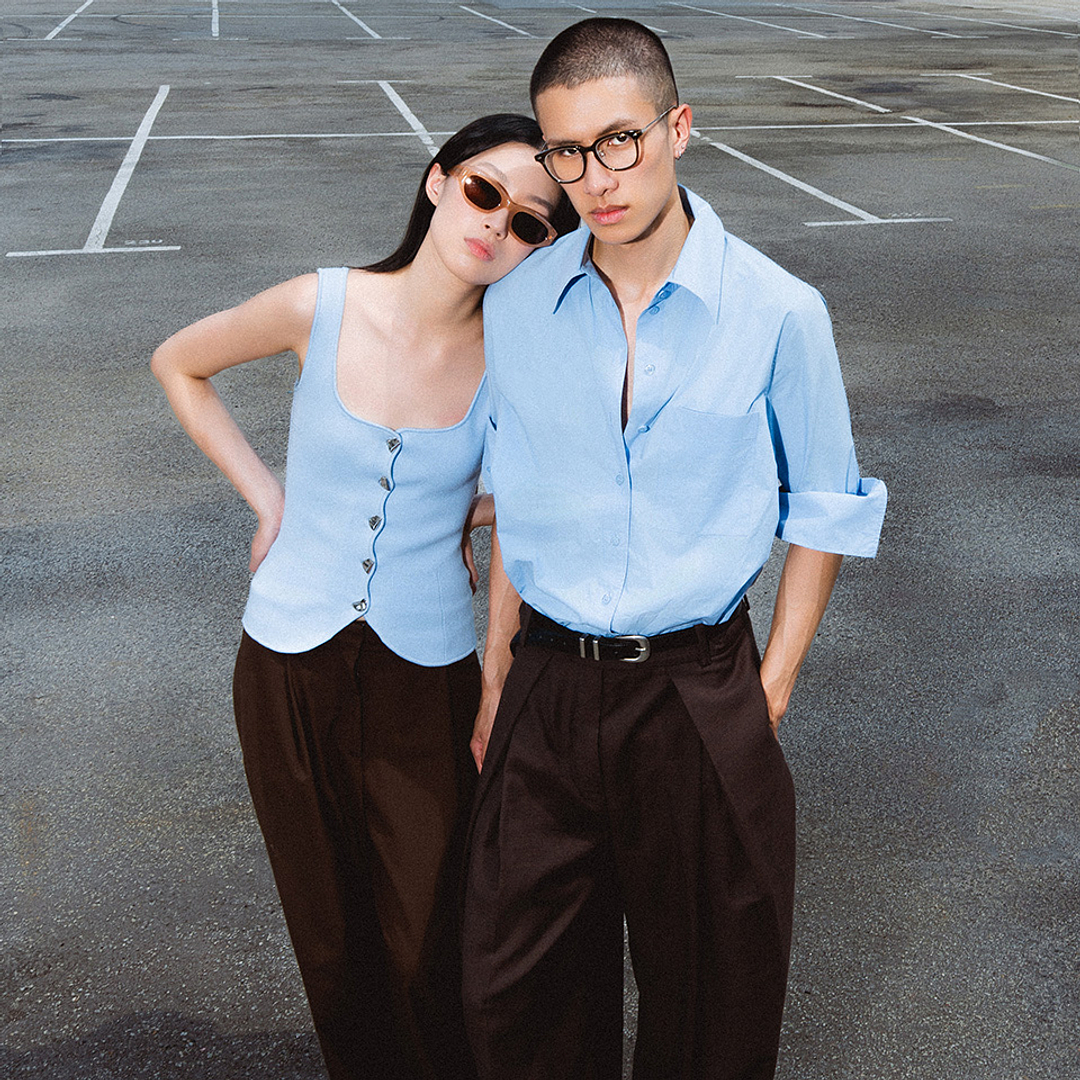 Lenskart Light Brown Full Rim Rectangle left side