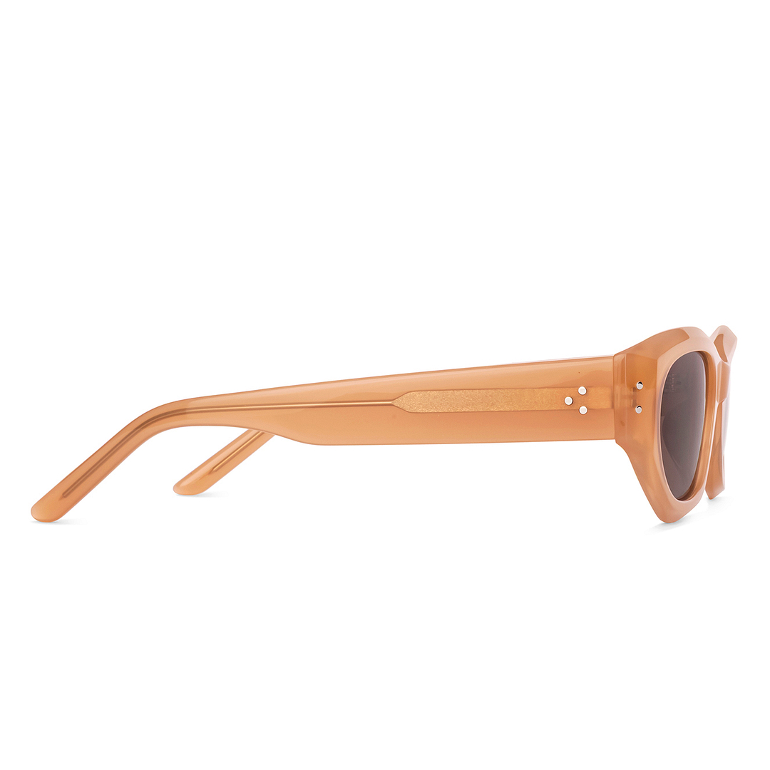 Lenskart Light Brown Full Rim Rectangle right side