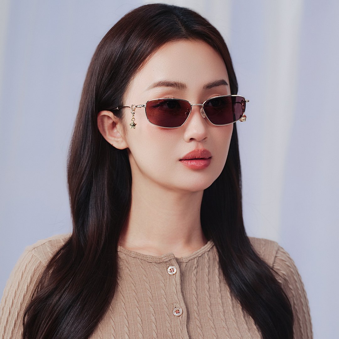 Lenskart Light Gold Full Rim Rectangle right side