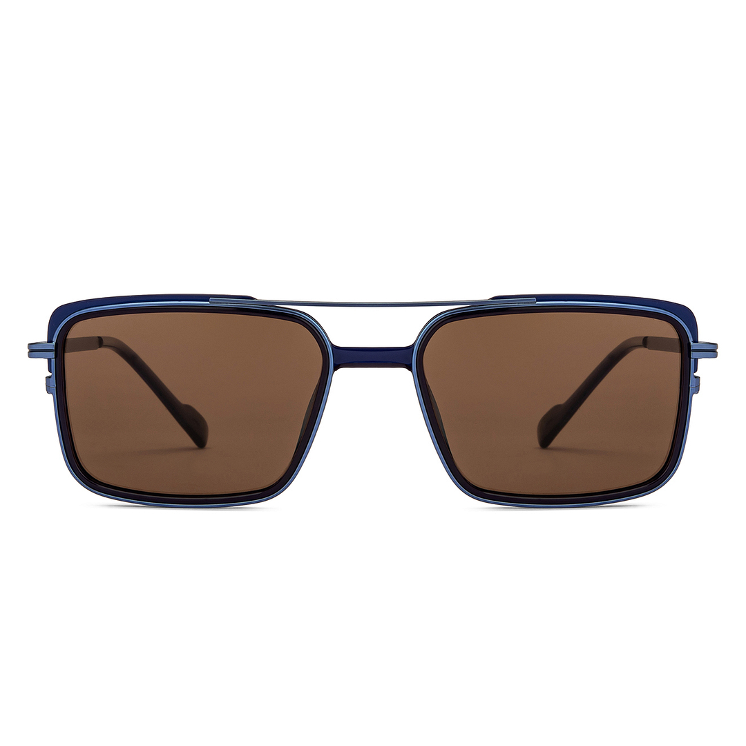 Lenskart STUDIO Blue Full Rim Rectangle right side