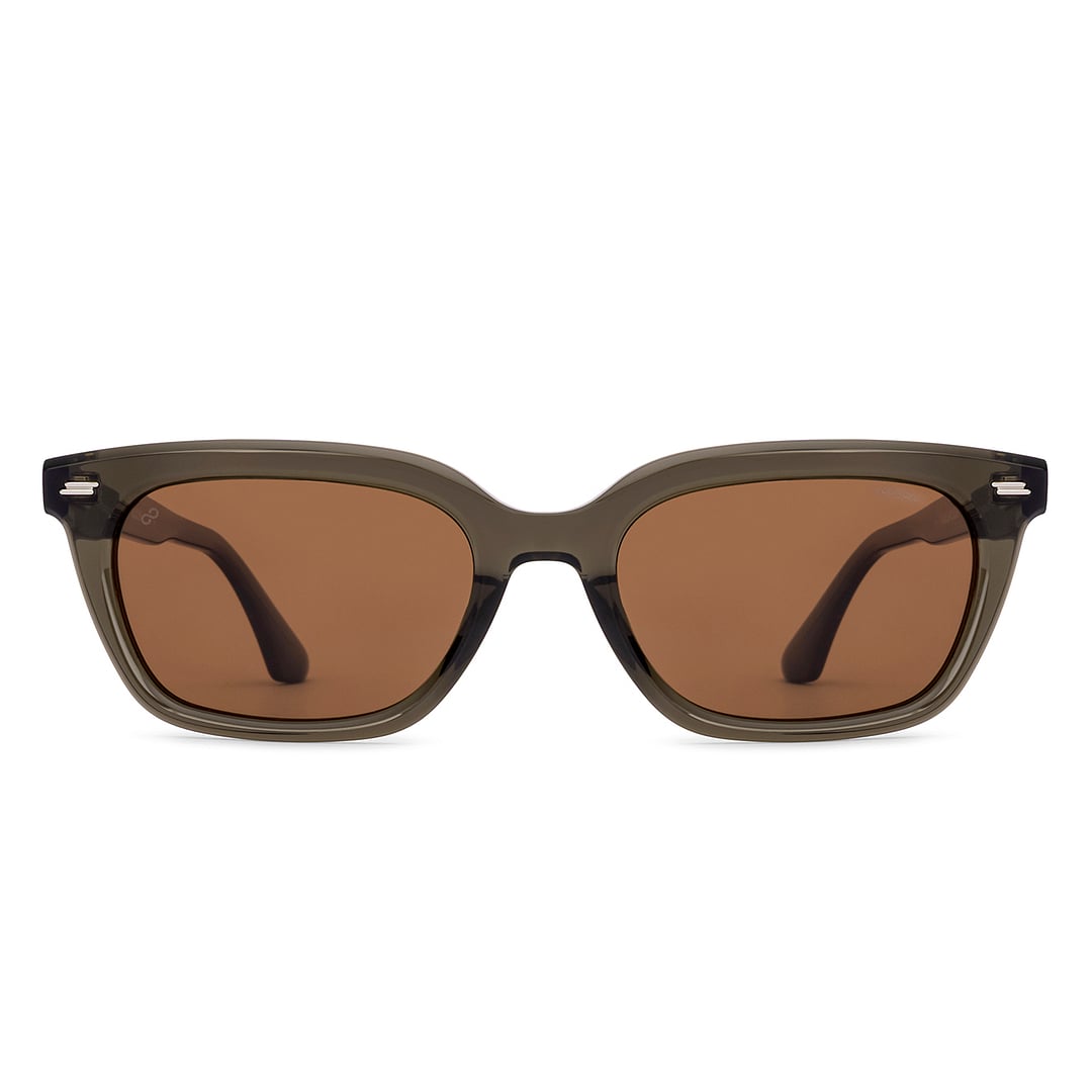 Brown Olive Green Olive Green Full Rim Rectangle Lenskart Studio