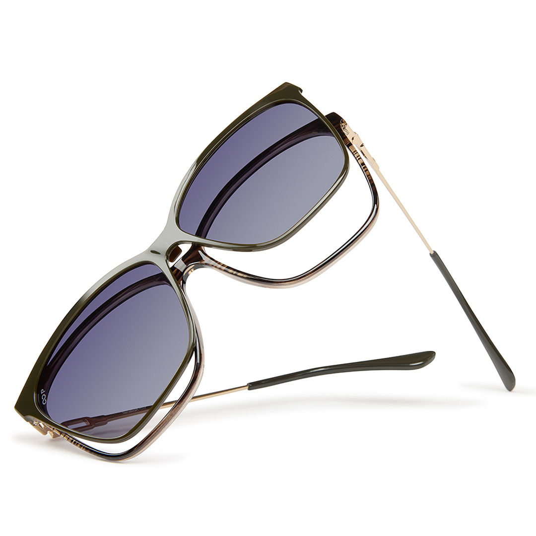 Lenskart Air Online Light Brown Full Rim Cat Eye left side