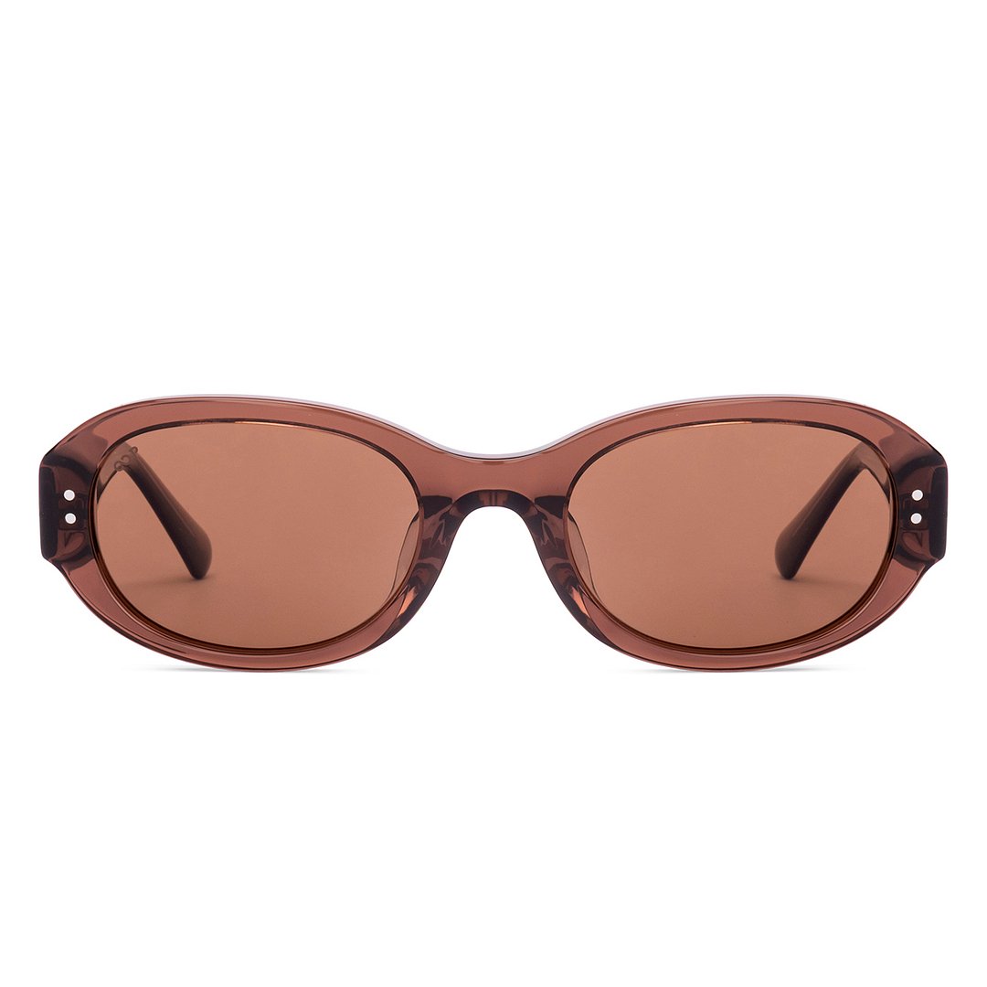 Lenskart Brown Transparent Full Rim Rectangle right side