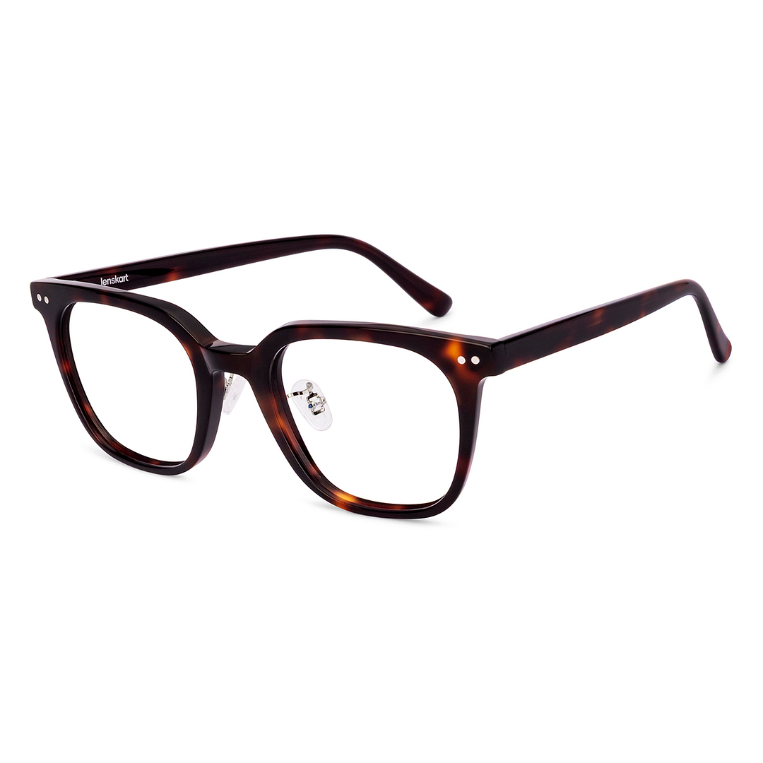 Lenskart Brown Tortoise Full Rim Square right side