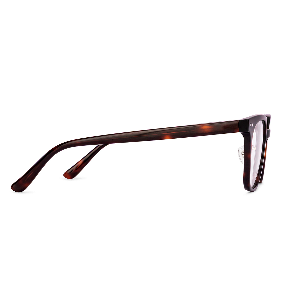 Lenskart Brown Tortoise Full Rim Square left side
