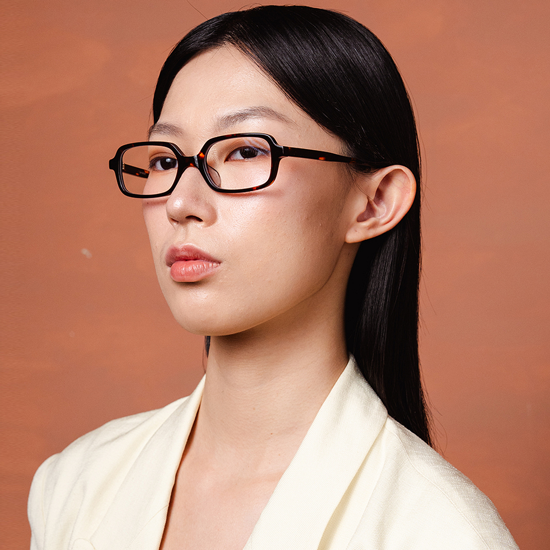 Lenskart Brown Tortoise Full Rim Rectangle right side